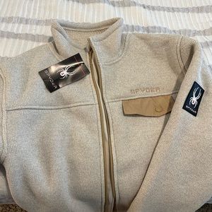 SPYDER Men’s Fleece jacket!  Brand New with Tags.  Never worn. Smoke/pet free